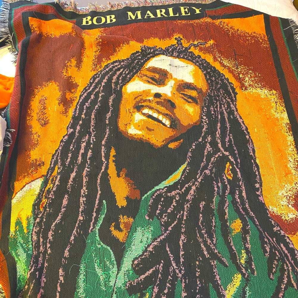 VINTAGE BOB MARLEY BLANKET